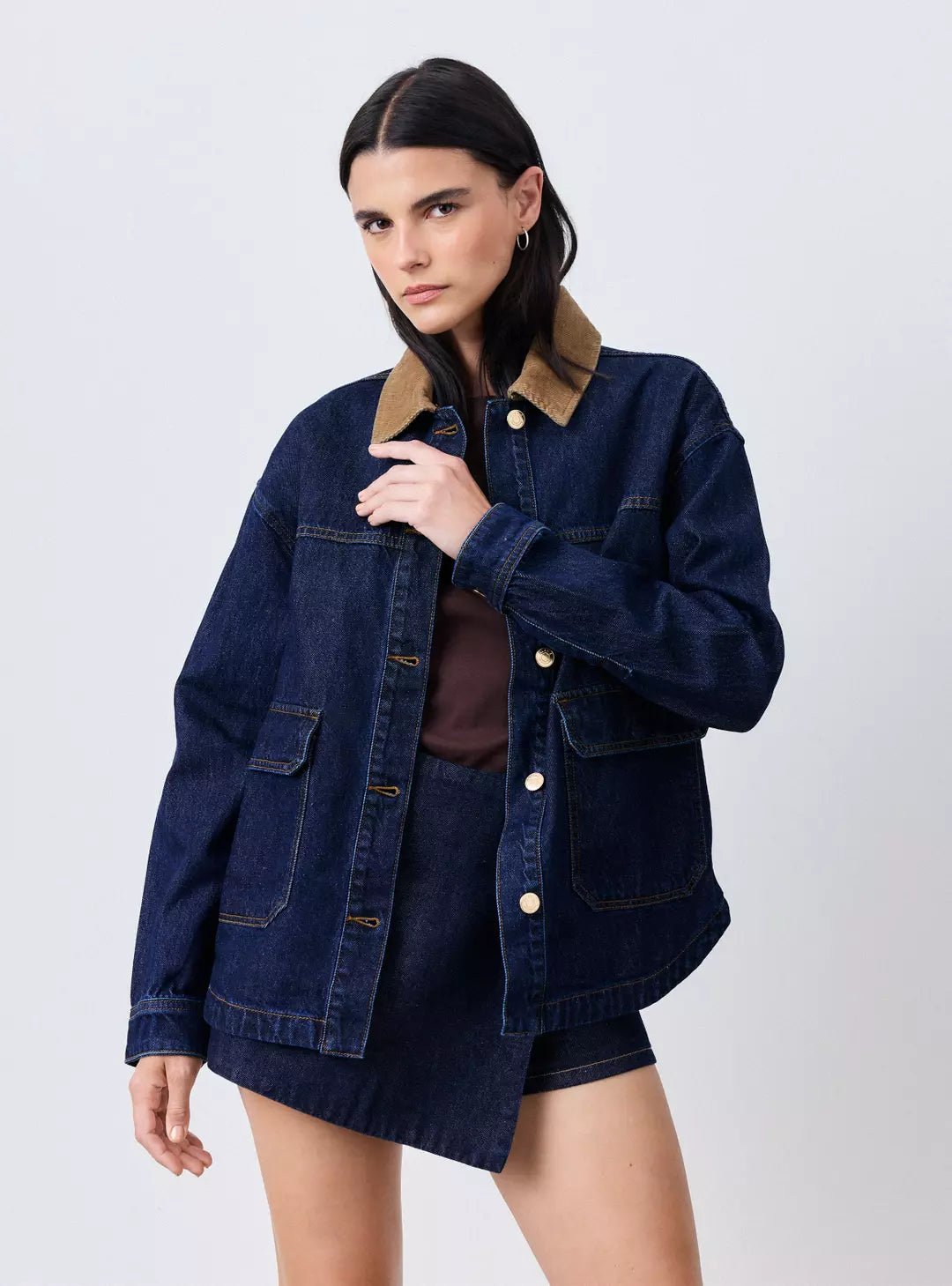 Chaqueta Bolsillos Parche